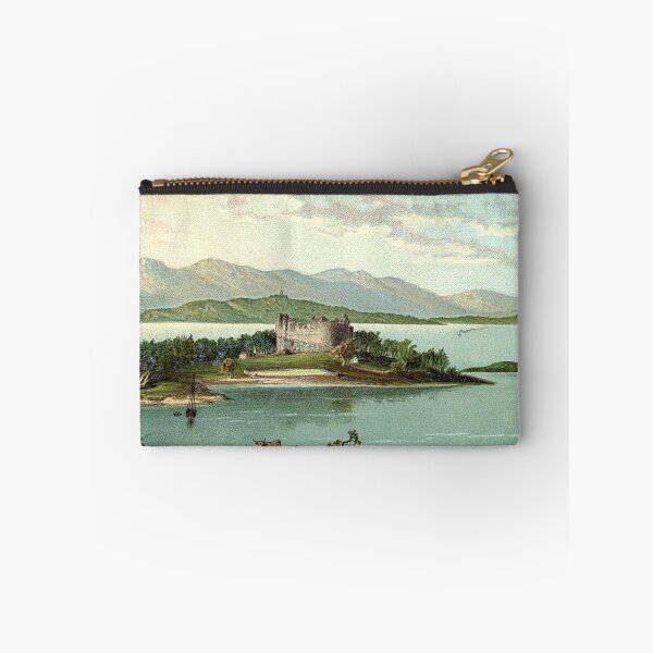 Item preview, Vintage Illustration of Dunstaffnage Castle & Loch Etive designed and sold by yourscotland.