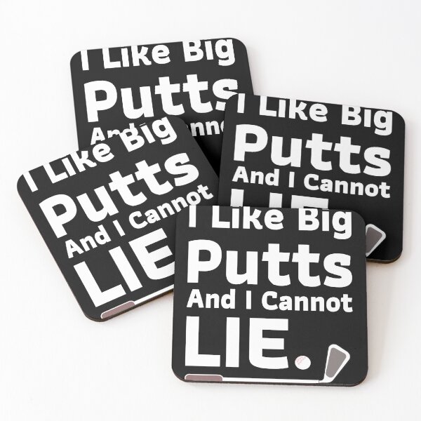 Item preview, I Like Big Putts And I Cannot Lie Funny Golf designed and sold by YoungESC.