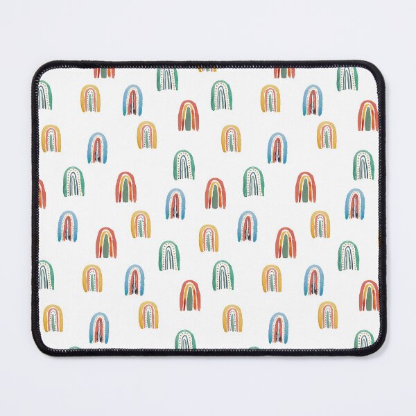 Item preview, clustered watercolor rainbows designed and sold by freeinthelines.