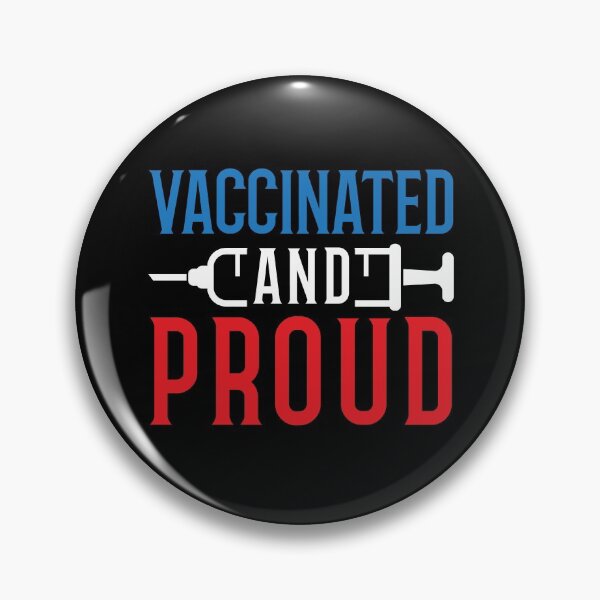 Item preview, Vaccinated and Proud Red White Blue designed and sold by Maria Garcia.