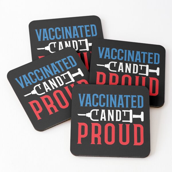 Item preview, Vaccinated and Proud Red White Blue designed and sold by Maria Garcia.