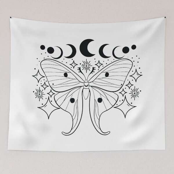 Item preview, Celestial Moth | Moon Phases | Witch | Gothic | Witchcraft | Witchy Design  designed and sold by Ravenvine.