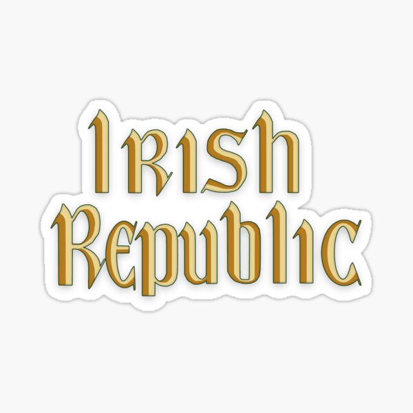 Irish Republic Flag Ireland Sticker
