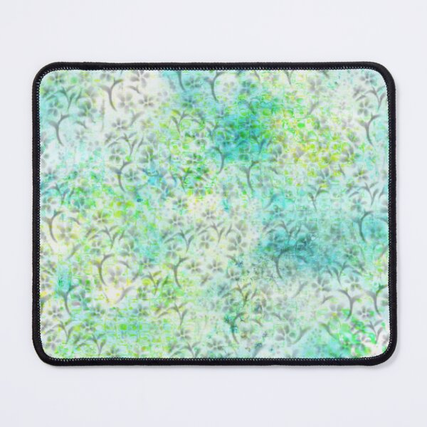 Item preview, Gray Floral on Blue and Green  designed and sold by MissMay5.