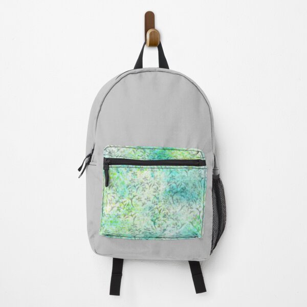 Item preview, Gray Floral on Blue and Green designed and sold by MissMay5.