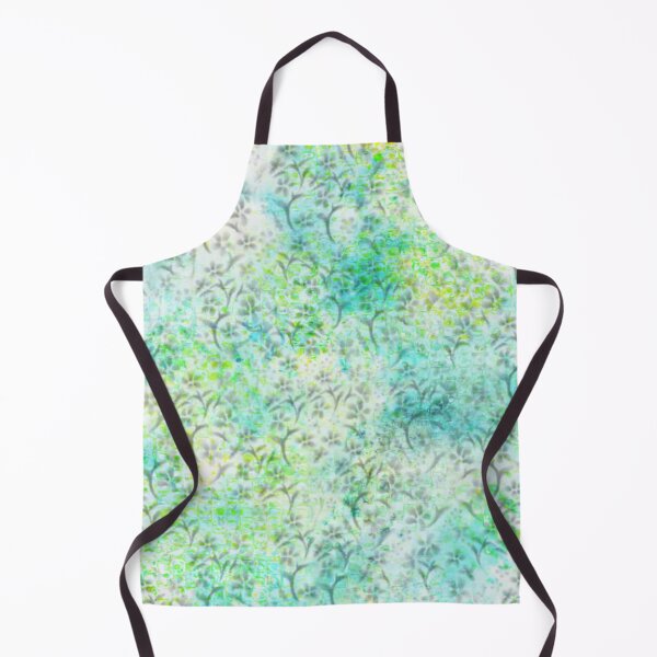 Item preview, Gray Floral on Blue and Green designed and sold by MissMay5.