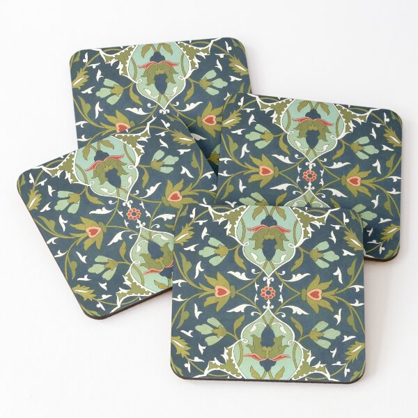 Item preview, Green Afghan ornamental Foilage pattern designed and sold by hockeng.