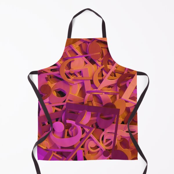 Item preview, Violet and orange musical notes and symbols background texture flat lay top view from above designed and sold by UDDesign.