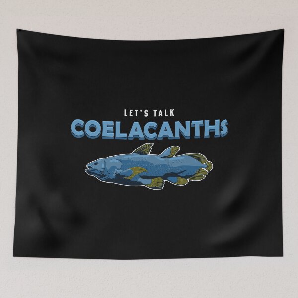 Item preview, Let’s Talk Coelacanths Marine Life Fish Paleontologist design designed and sold by jakehughes2015.