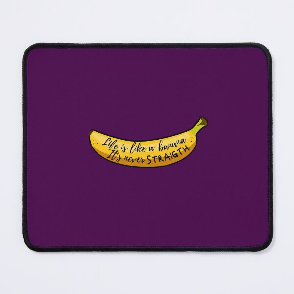 Item preview, Life is Like a Banana It's Never Straight - Inspiring designed and sold by DoherDesigns.