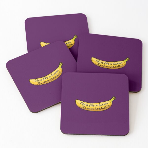 Item preview, Life is Like a Banana It's Never Straight - Inspiring designed and sold by DoherDesigns.