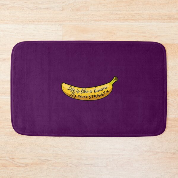 Item preview, Life is Like a Banana It's Never Straight - Inspiring designed and sold by DoherDesigns.