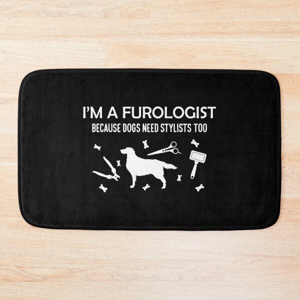 Item preview, Funny Furologist Dog Stylists Dog Groomer print designed and sold by jakehughes2015.