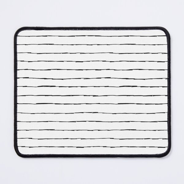 Item preview, Black hand drawn thin marker pinstripes on white designed and sold by UDDesign.