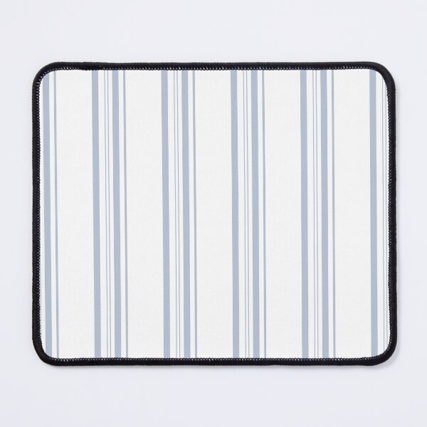 Item preview, Blue marine thin pinstripes pattern on white, thin stripes vertical designed and sold by UDDesign.