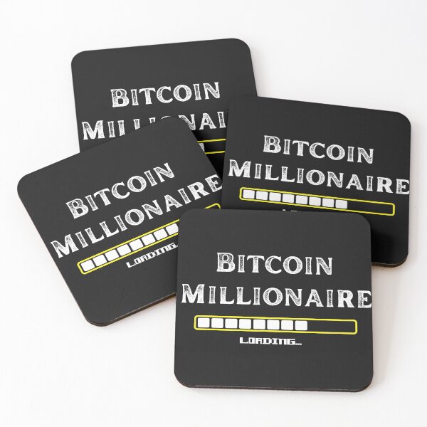 Item preview, Bitcoin Millionaire Crypto Design designed and sold by Funny-Tees4U.
