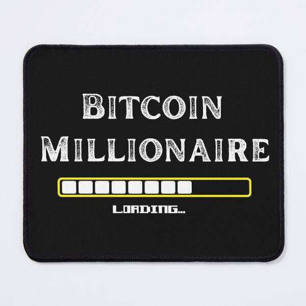 Item preview, Bitcoin Millionaire Crypto Design designed and sold by Funny-Tees4U.