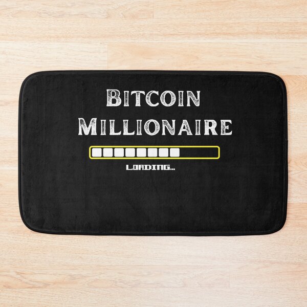 Item preview, Bitcoin Millionaire Crypto Design designed and sold by Funny-Tees4U.