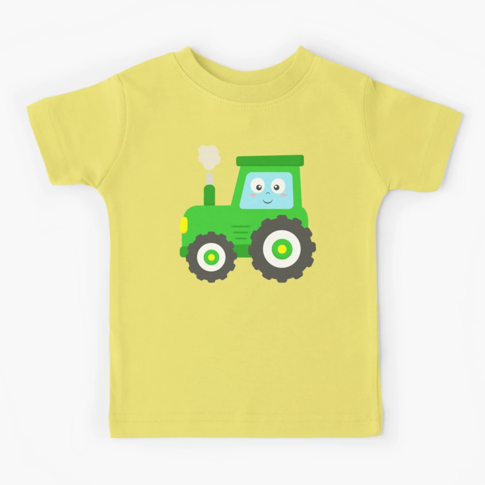 Boys Cute Green Transport Tractor Kids School Stainless Steel