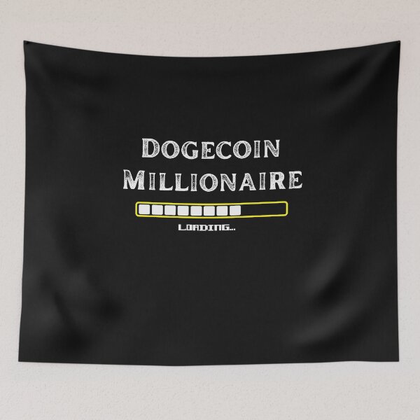 Item preview, Dogecoin Millionaire Crypto Design designed and sold by Funny-Tees4U.