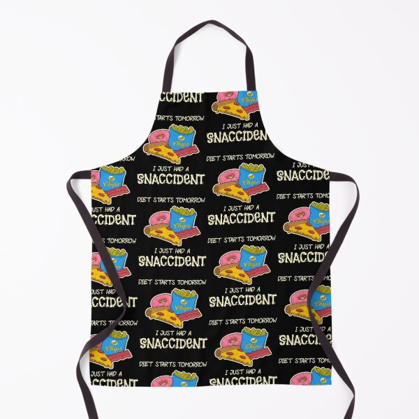 Item preview, Funny Diet Starts Tomorrow Snaccident Food Lovers Snack Pun design designed and sold by jakehughes2015.