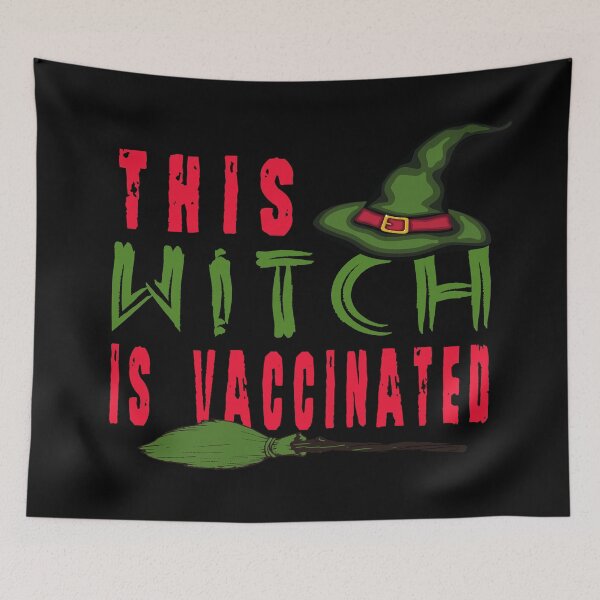Item preview, This Witch Is Vaccinated|Vaccinated Witch designed and sold by yousseftalat2.