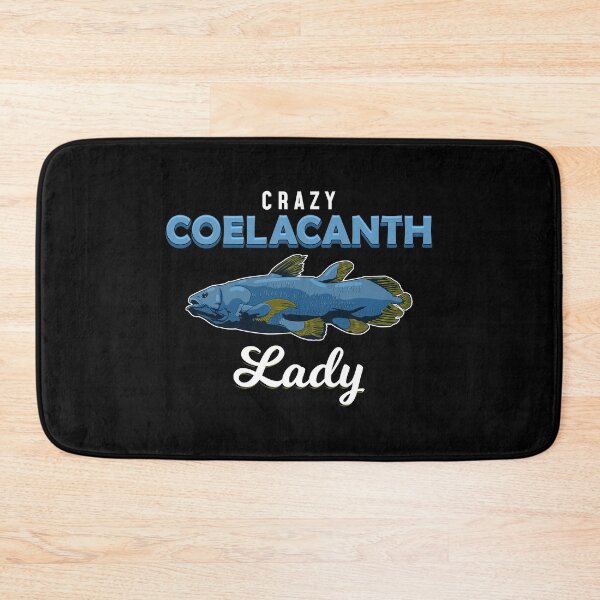 Item preview, Crazy Coelacanth Lady Fish Paleontologist print designed and sold by jakehughes2015.