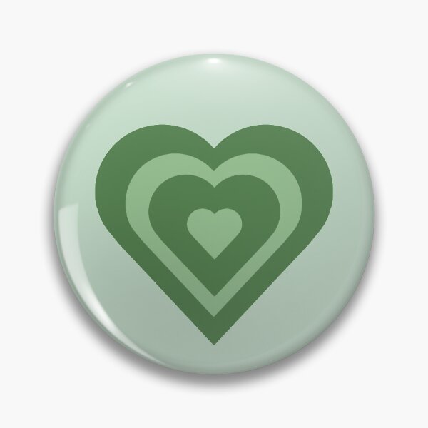 Item preview, Bicolor sage heart designed and sold by manisg.