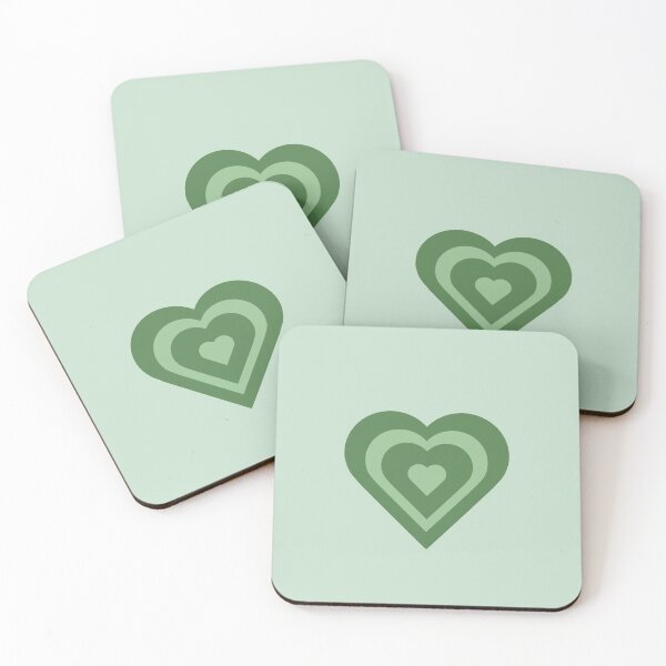Item preview, Bicolor sage heart designed and sold by manisg.
