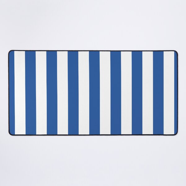 Item preview, Blue and white cabana tent stripes, modern minimal decor, stripes pattern designed and sold by UDDesign.