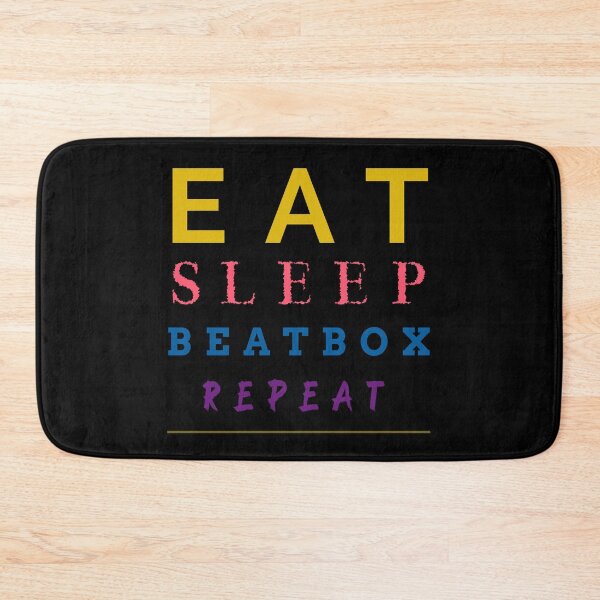 Item preview, Eat sleep Beatbox Repeat designed and sold by Anuragwk.