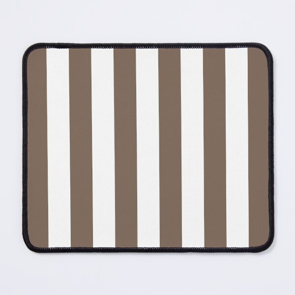 Item preview, Brown and white cabana tent stripes, modern minimal decor, stripes pattern designed and sold by UDDesign.