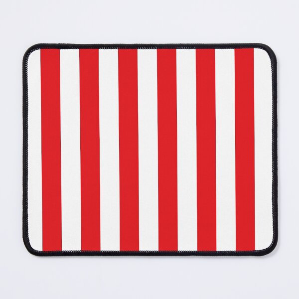 Item preview, Christmas red and white cabana tent stripes, modern minimal decor, stripes pattern designed and sold by UDDesign.