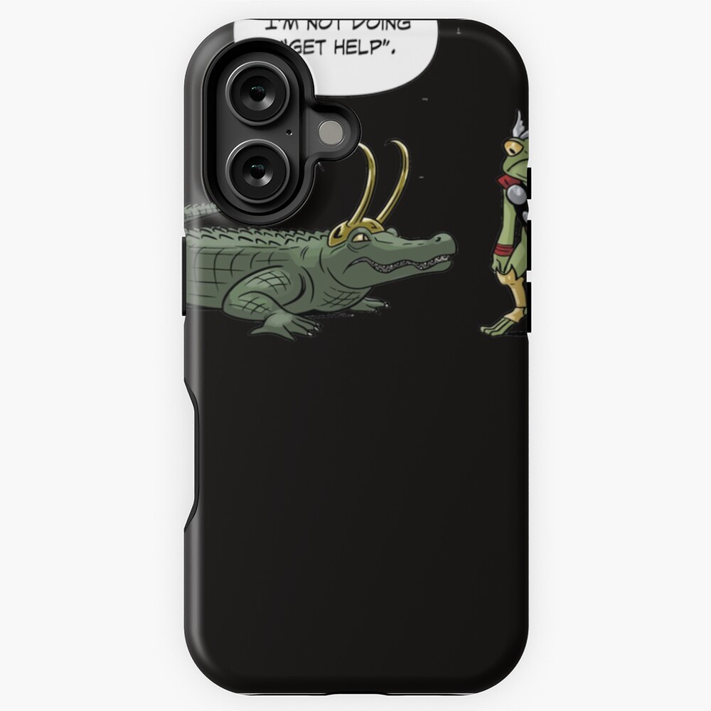 croki loki,alligator loki,loki crocodile,alligator loki funko pop Classic  iPhone Case