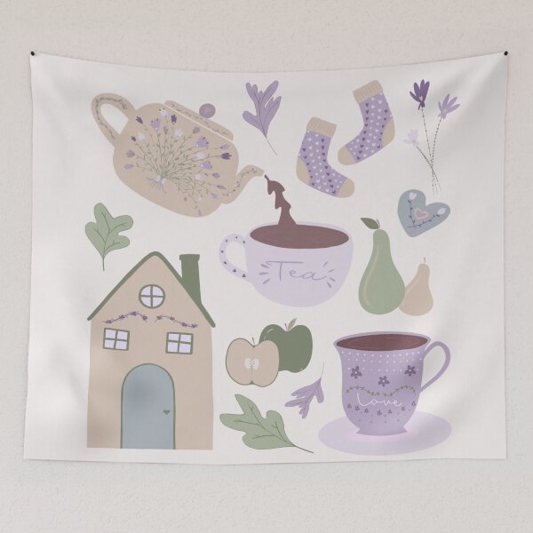 Item preview, Cozy tea time designed and sold by smoochugs.
