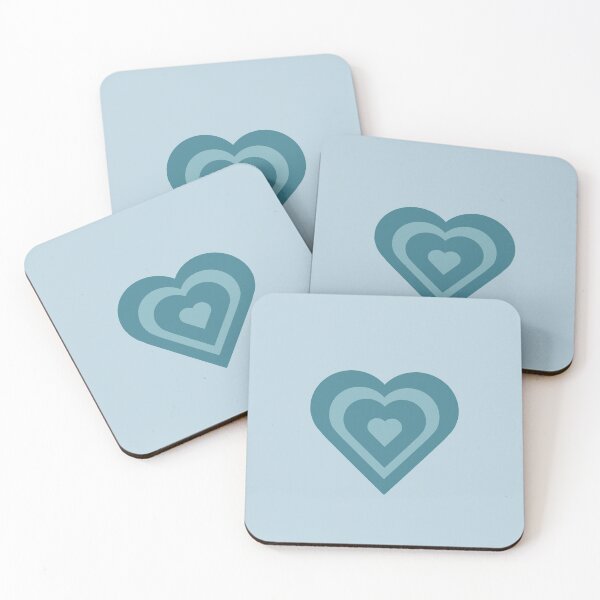 Item preview, Bicolor azure heart designed and sold by manisg.