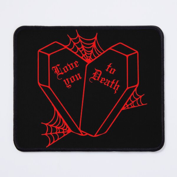 Item preview, Love you to Death: Red Gothic Coffin Heart (Spiderweb version) designed and sold by Suspiria96.