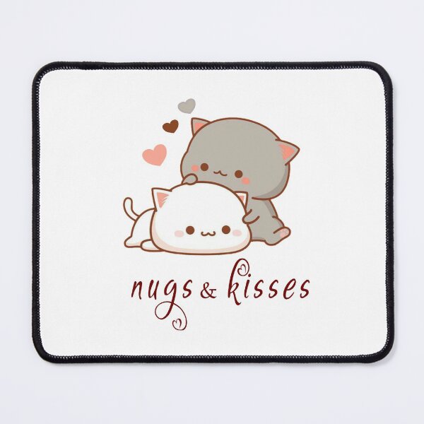 Item preview, Nugs and Kisses cute cat nugget Christmas designed and sold by infazbdeen.