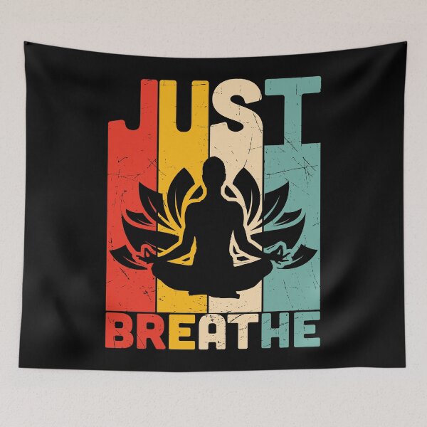 Item preview, Just Breathe, Meditate, Yoga, Spiritual designed and sold by OutLoudDesigns.