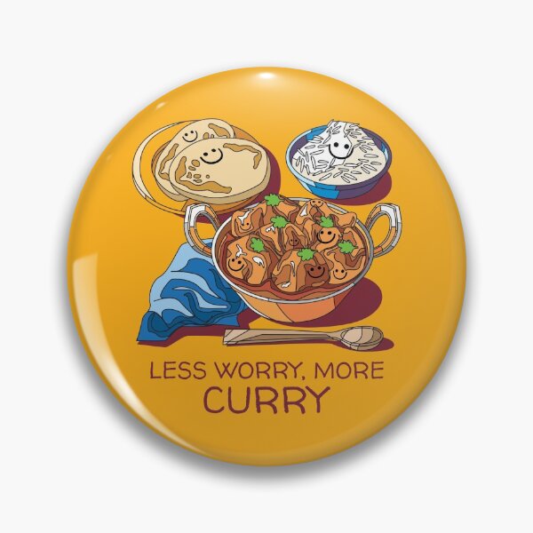 Item preview, Less Worry More Curry designed and sold by oneademones.