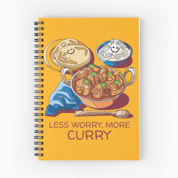 Item preview, Less Worry More Curry designed and sold by oneademones.