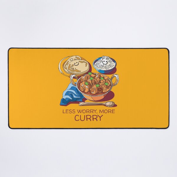 Item preview, Less Worry More Curry designed and sold by oneademones.