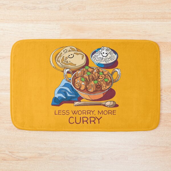 Item preview, Less Worry More Curry designed and sold by oneademones.