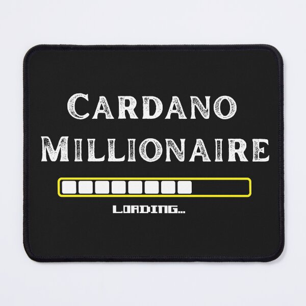Item preview, Cardano Millionaire Crypto Design designed and sold by Funny-Tees4U.