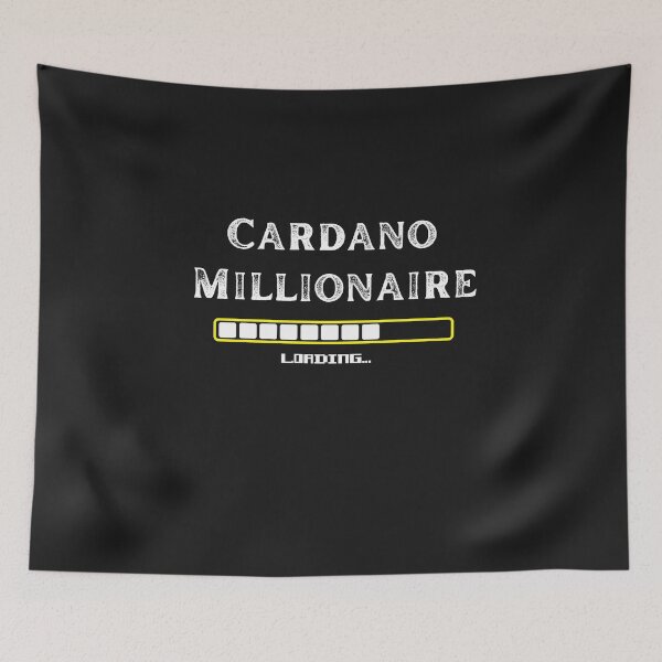 Item preview, Cardano Millionaire Crypto Design designed and sold by Funny-Tees4U.