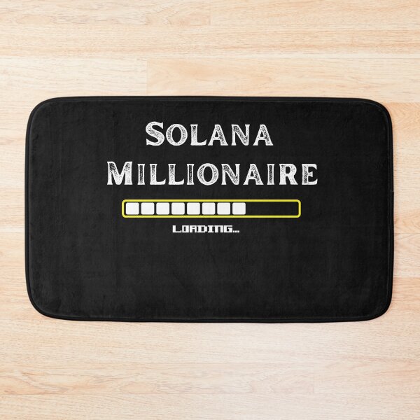 Item preview, Solana Millionaire Crypto Design designed and sold by Funny-Tees4U.