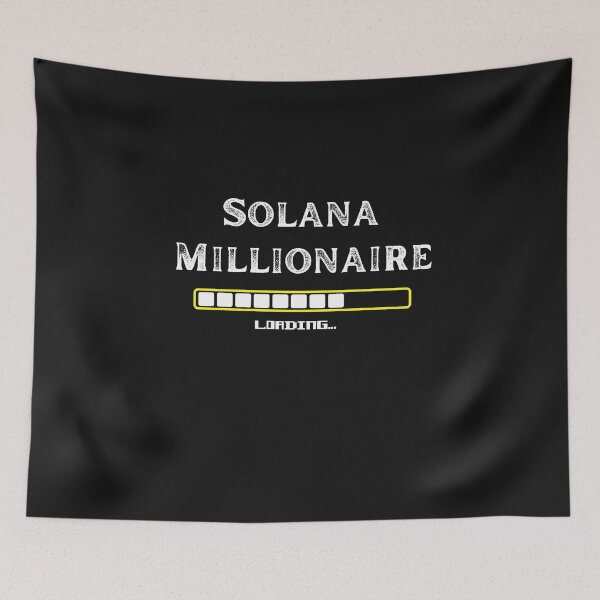 Item preview, Solana Millionaire Crypto Design designed and sold by Funny-Tees4U.