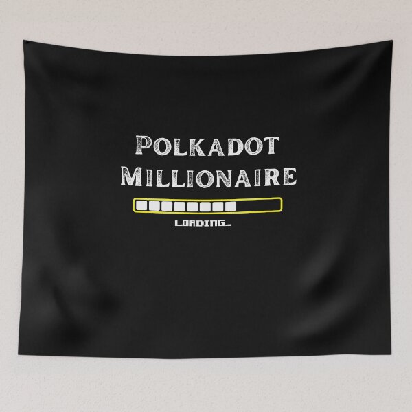 Item preview, Polkadot Millionaire Crypto Design designed and sold by Funny-Tees4U.