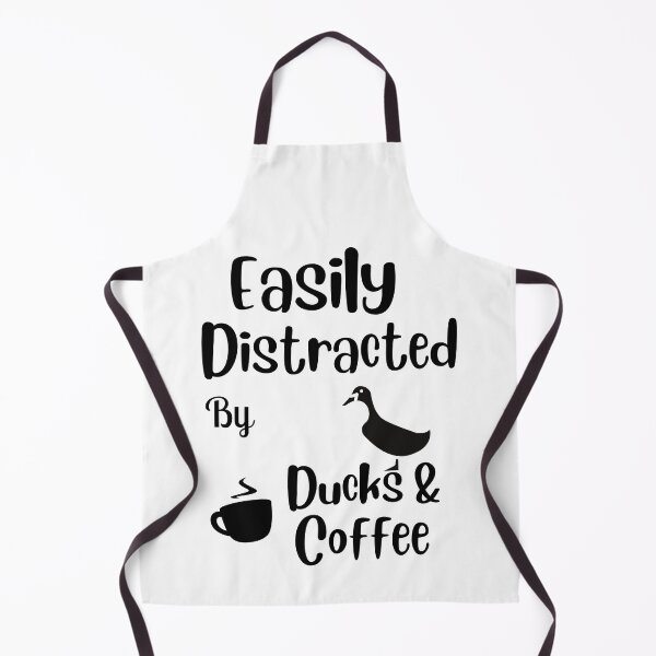 Item preview, Easily Distracted By Ducks and Coffee designed and sold by Artystico  ⭐⭐⭐⭐⭐.