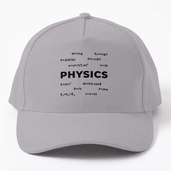 Physics (Inverted) Baseball Cap